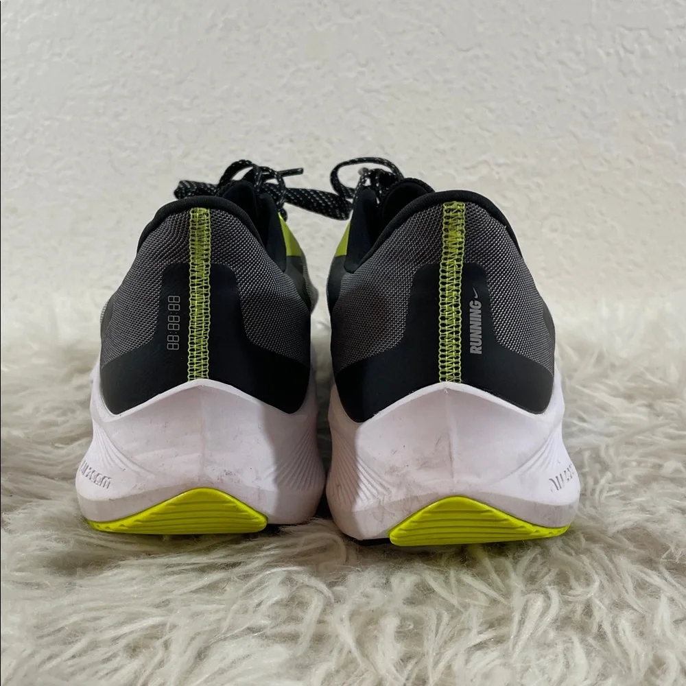 NIKE Air Zoom Winflo 7 'Smoke Grey Volt' Running Trainers Sneakers Size 12 - Picture 6 of 13